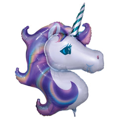 Enchanted Lilac Unicorn Birthday Balloon Bouquet