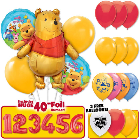 Winnie the Pooh Deluxe Balloon Bouquet