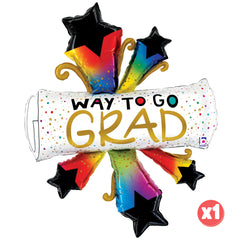 2024 Way to Go Grad! Graduation Balloons Bouquet Kit