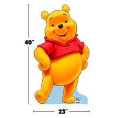 Winnie the Pooh Birthday Kit with 40 inch Pooh Bear Standup & Balloons