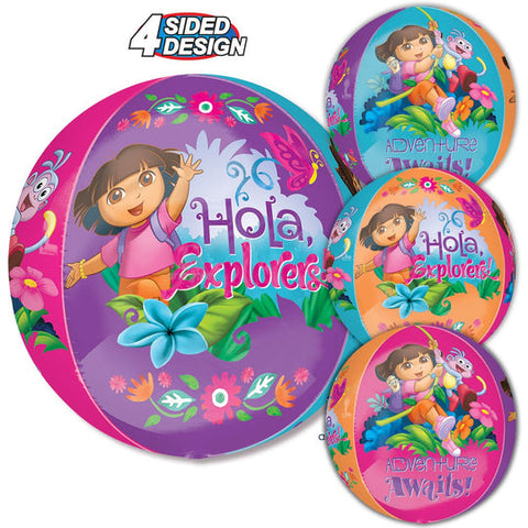 16" Dora the Explorer Orbz Foil Balloon