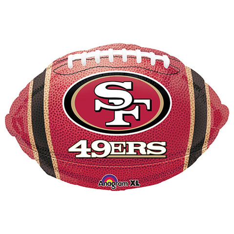 17" NFL San Francisco 49Ers Football Foil Balloon