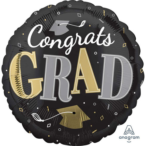 17" Well Done Grad Foil Balloon