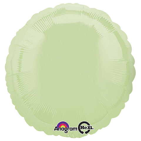 18" Round - Leaf Green  Foil Balloon