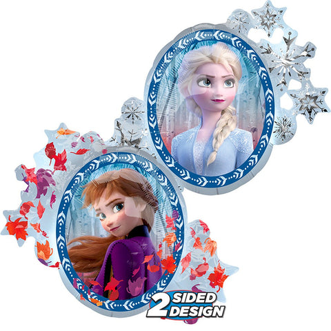 30" Frozen Elsa and Anna Foil Balloon