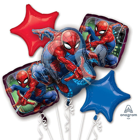 Spider-Man Animated Foil Balloon Bouquet
